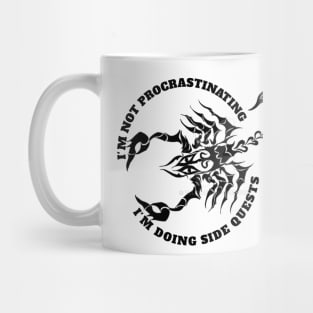 I'm not procrastinating I'm doing side quests Mug